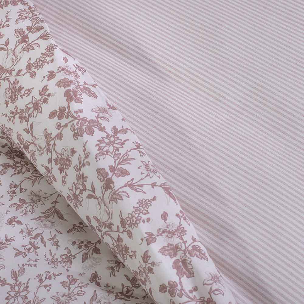 Σετ Παπλωματοθήκη Cannon Blossom Cottage 170X240 / Blush