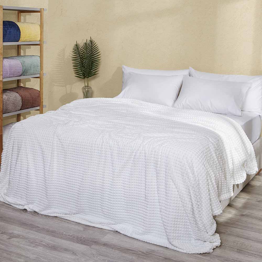 Κουβέρτα Cannon Classic Square 220X240 / White