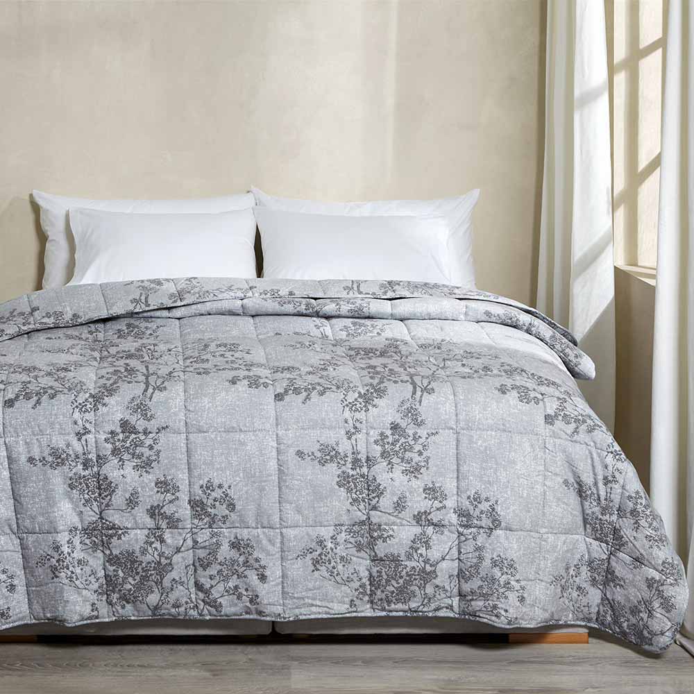 Φανελένιο Πάπλωμα Αιγαίον Flannel Tree 160X220 / Grey