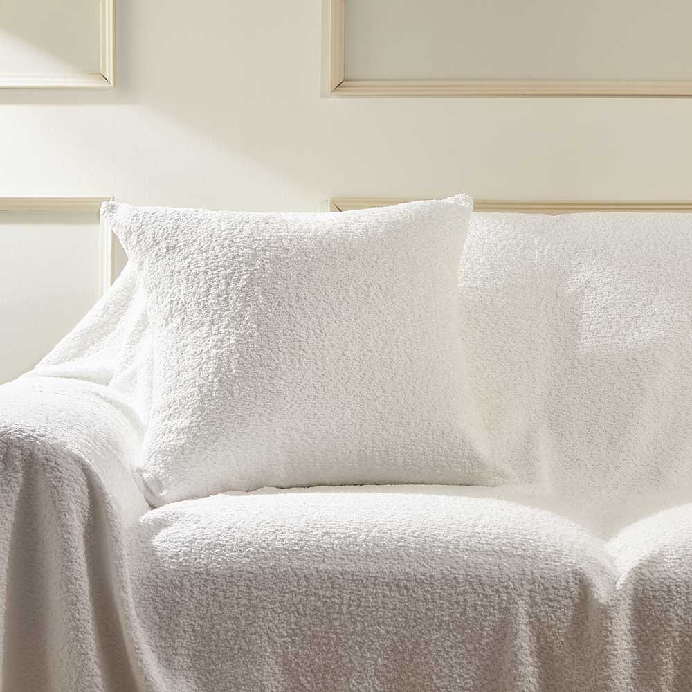 Διακοσμητική Μαξιλαροθήκη Waverly Lamb 57X57 / White