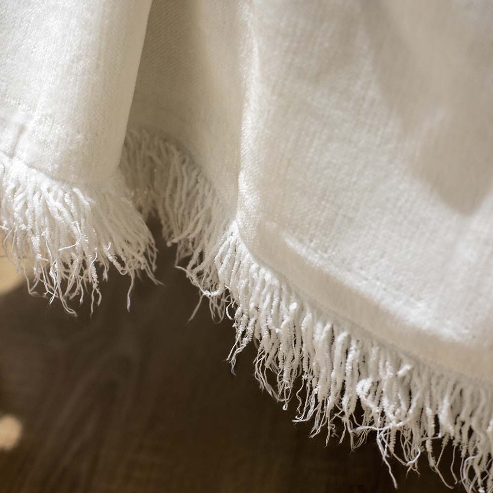 Ριχτάρι Αιγαίον Chenille Collection 180X320 / White