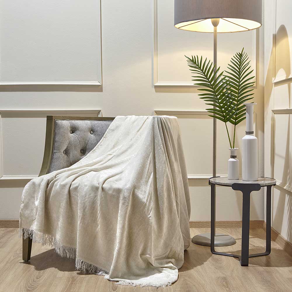 Ριχτάρι Αιγαίον Chenille Collection 180X320 / Beige