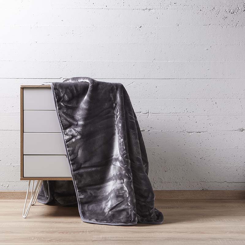 Κουβέρτα Αιγαίον Cloudy 220X240 Steel Grey