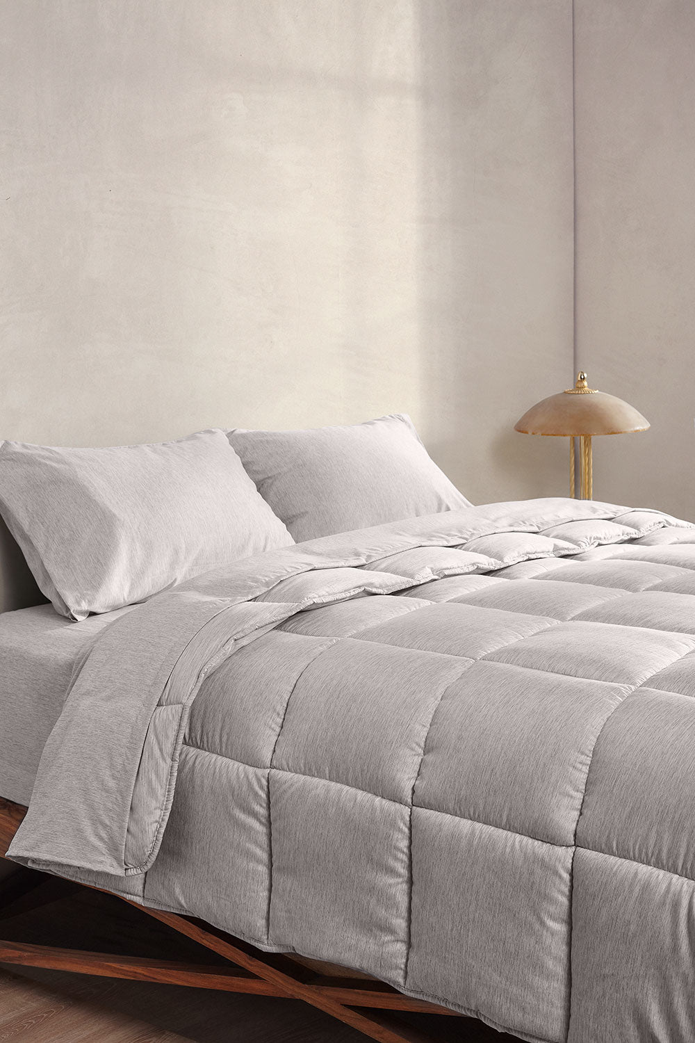 Πάπλωμα Υπέρδιπλο Cannon Micro Touch Solid 260X240 Cream