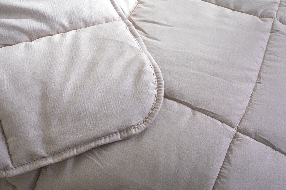 Πάπλωμα Υπέρδιπλο Cannon Micro Touch Solid 260X240 Cream