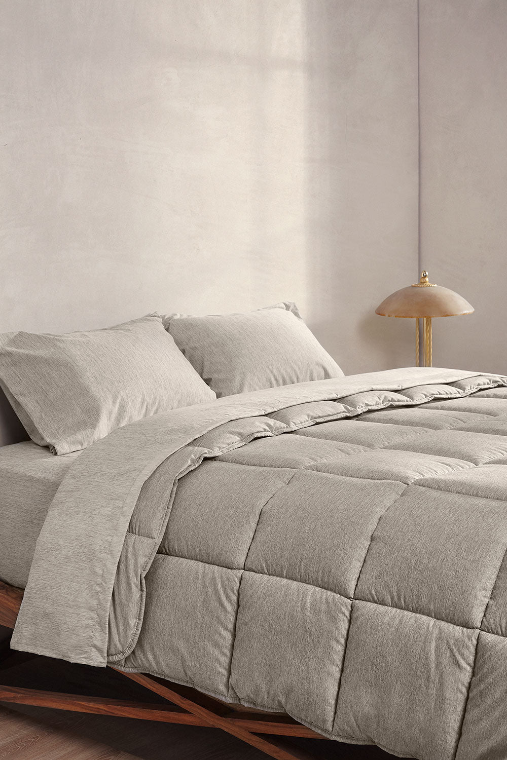 Πάπλωμα Υπέρδιπλο Cannon Micro Touch Solid 260X240 Vision & Camel