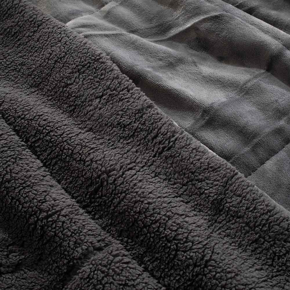 Κουβέρτα Αιγαίον My Blanket 220x240 / Charcoal Grey
