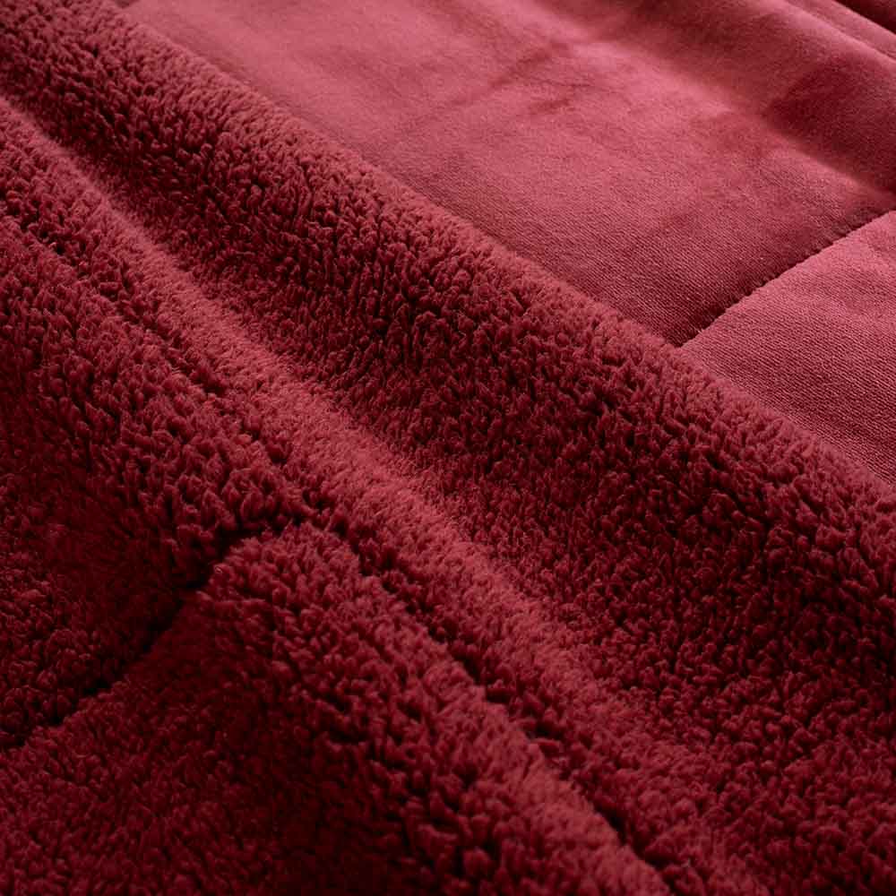 Κουβέρτα Αιγαίον My Blanket 220x240 / Ruby Wine
