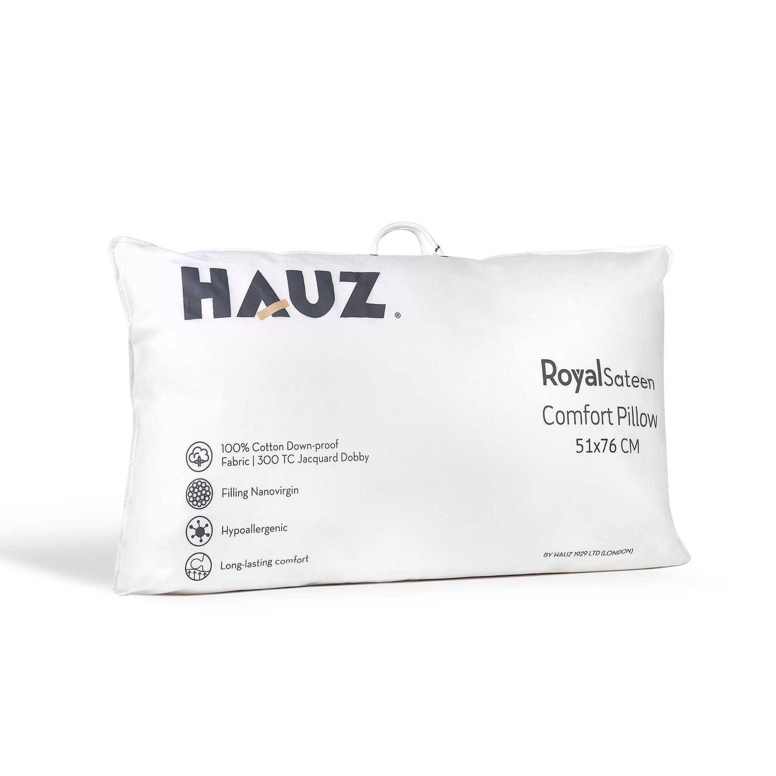 Μαξιλάρι Hauz Royal Sateen Μαλακό / 51x76