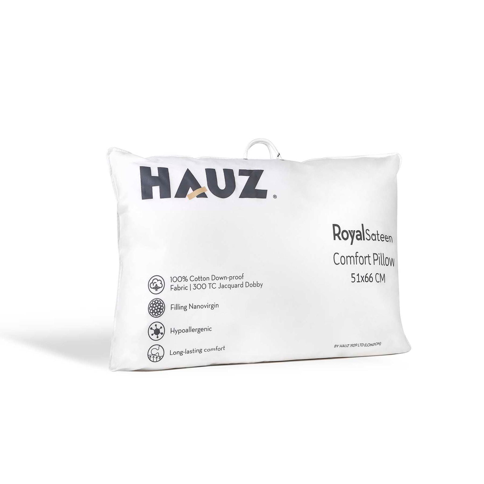 Μαξιλάρι Hauz Royal Sateen Μέτριο / 51x66