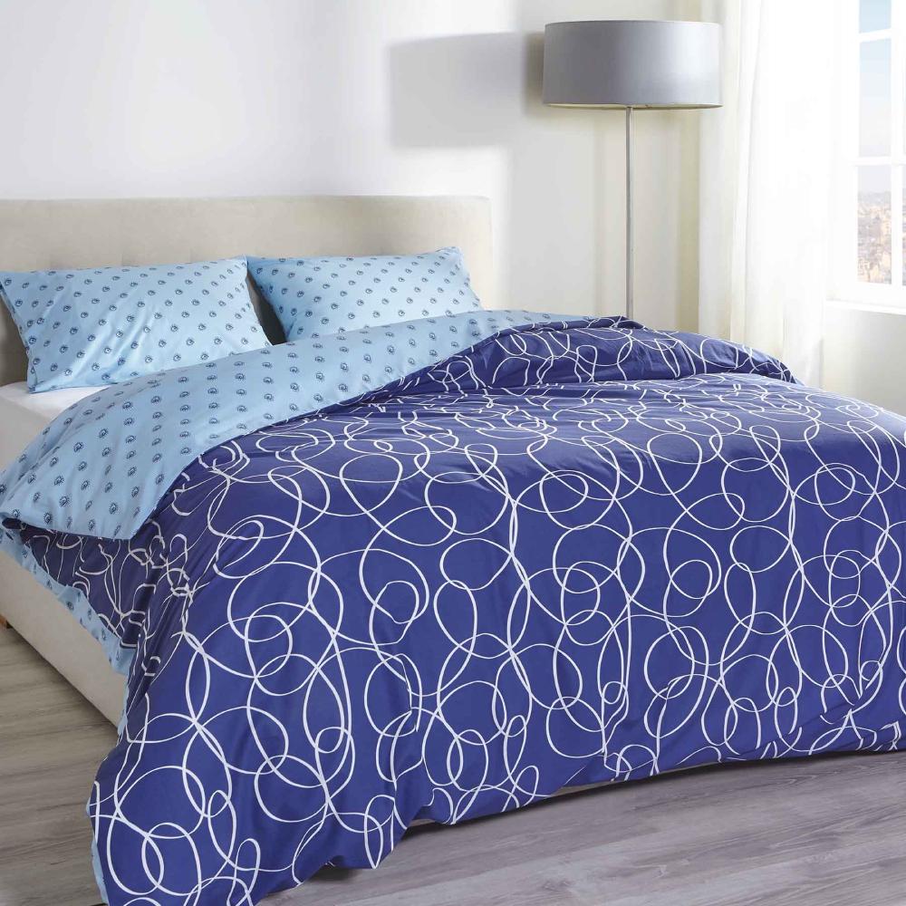 Σετ Παπλωματοθήκη Cannon Cotton Fresh 230X250 / Blue Eyes