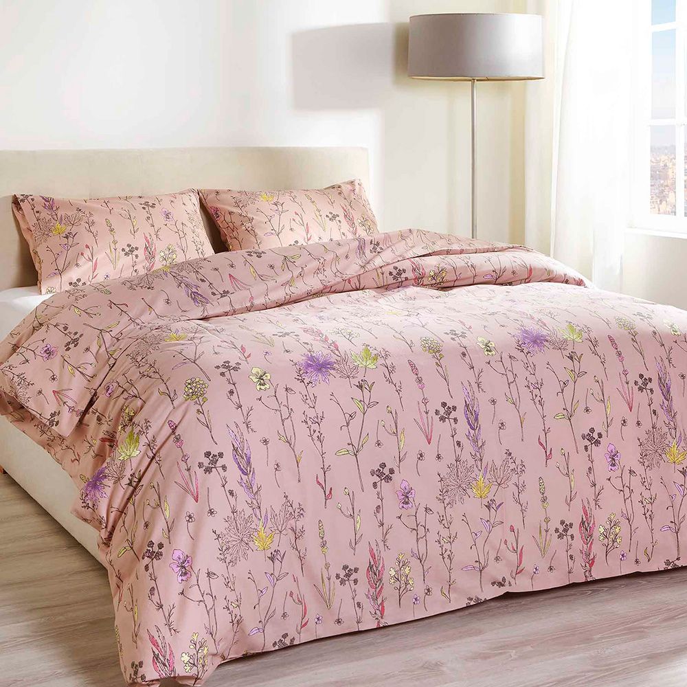 Σετ Παπλωματοθήκη Cannon Cotton Fresh 170X250 / Meadow-Mahogany