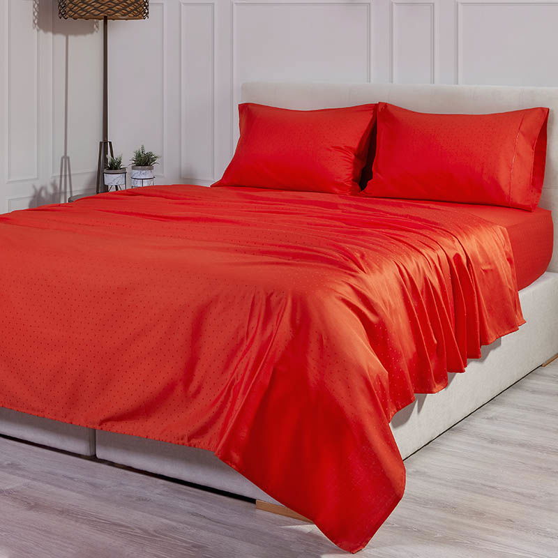 Σεντόνι Cannon Imperial Dobby 170X280 / Grenadine