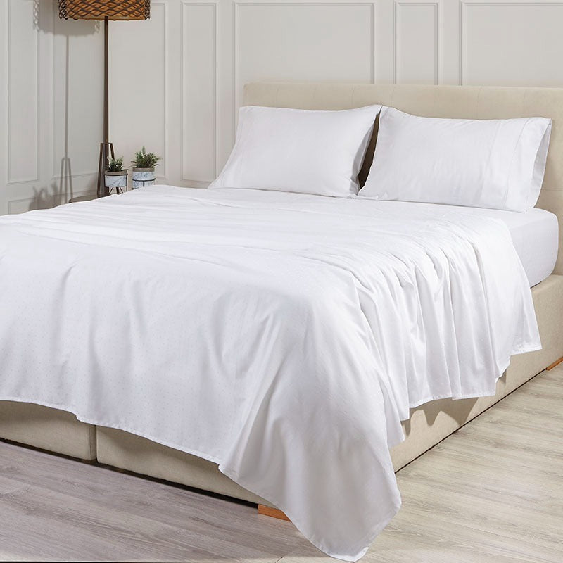 Σεντόνι Cannon Imperial Dobby 280X290 White