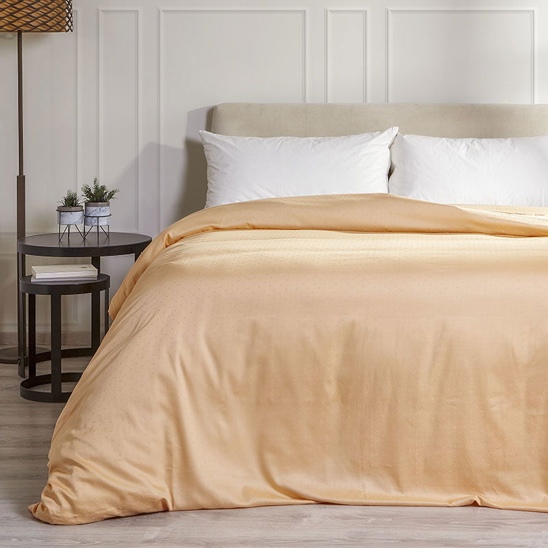 Παπλωματοθήκη Cannon Imperial Dobby 170X250 / Apricot Ice