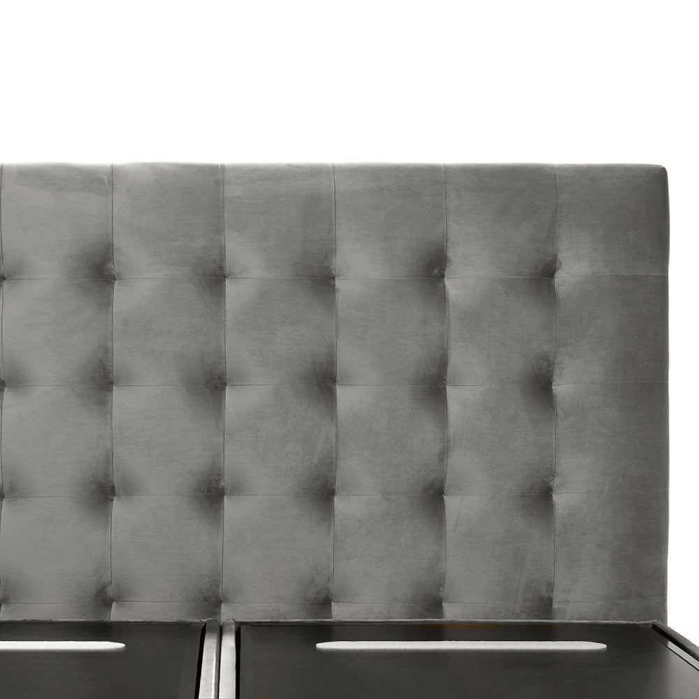 Κρεβάτι με Αποθηκευτικό Χώρο Hauz Nina Malcom 19 Light Grey / 180x200