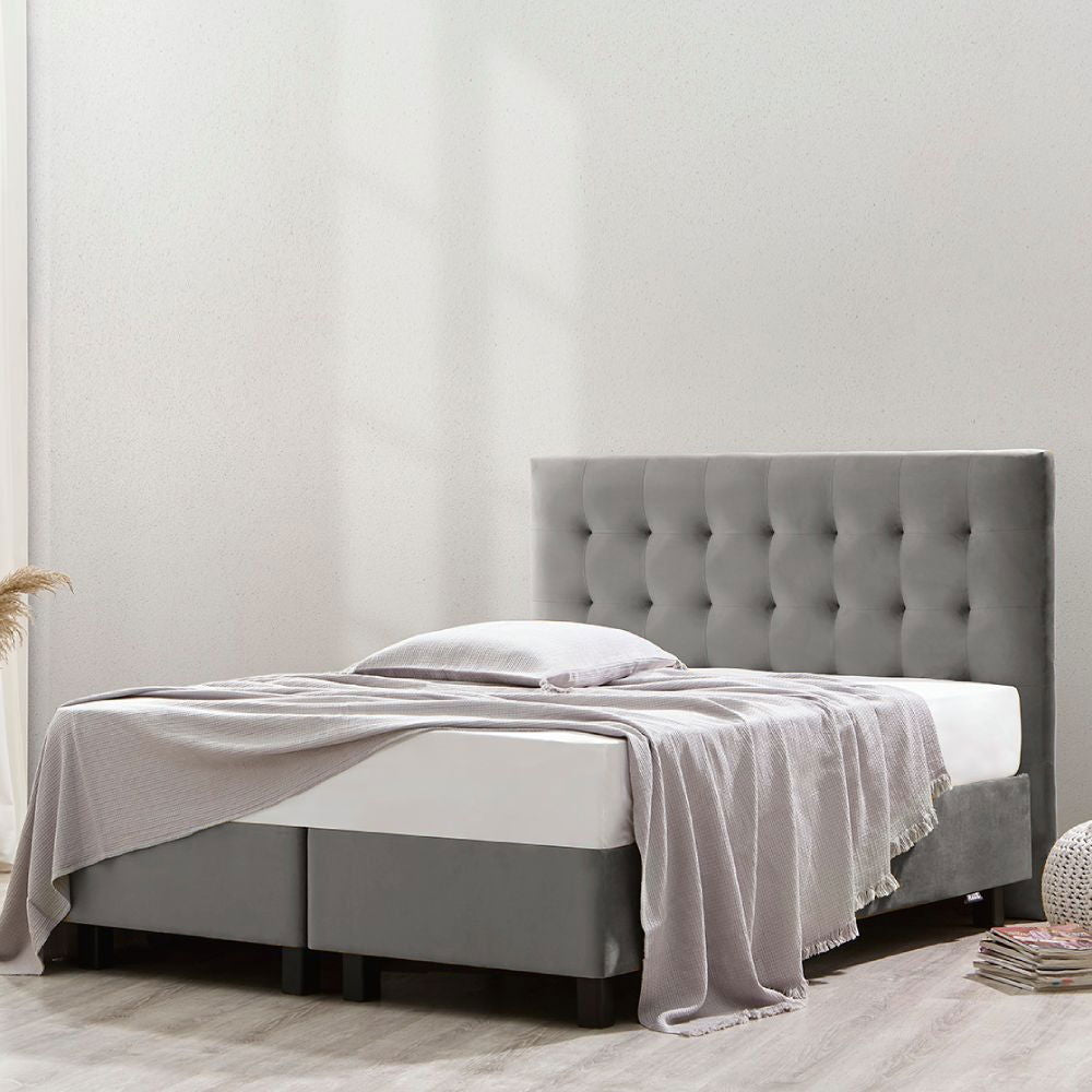 Κρεβάτι με Αποθηκευτικό Χώρο Hauz Nina Malcom 19 Light Grey / 90x200