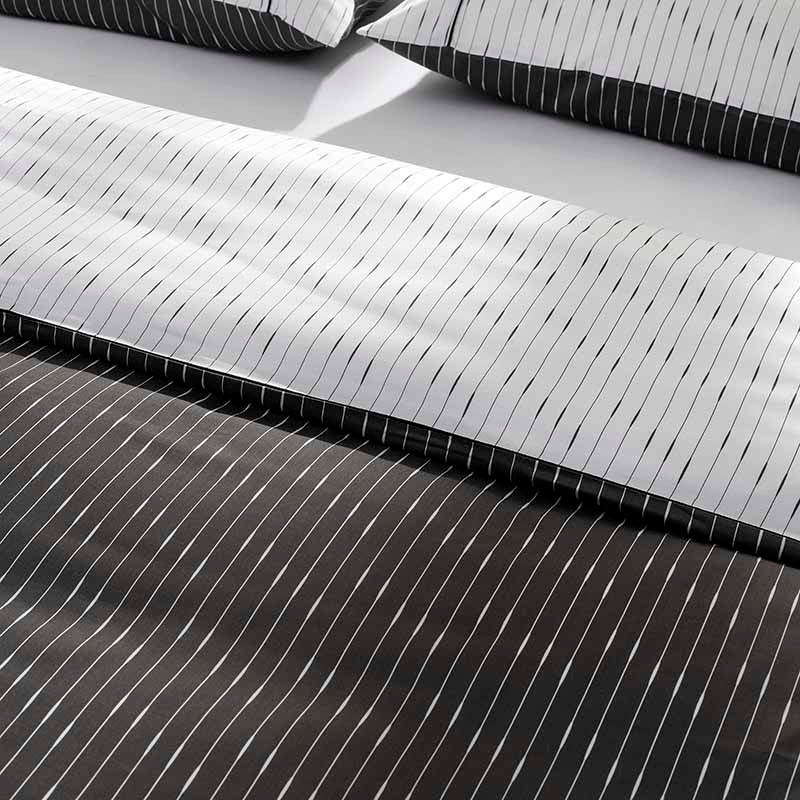 Σετ Παπλωματοθήκη Hauz Limited Edition Tencel 270X250 / Grey-white