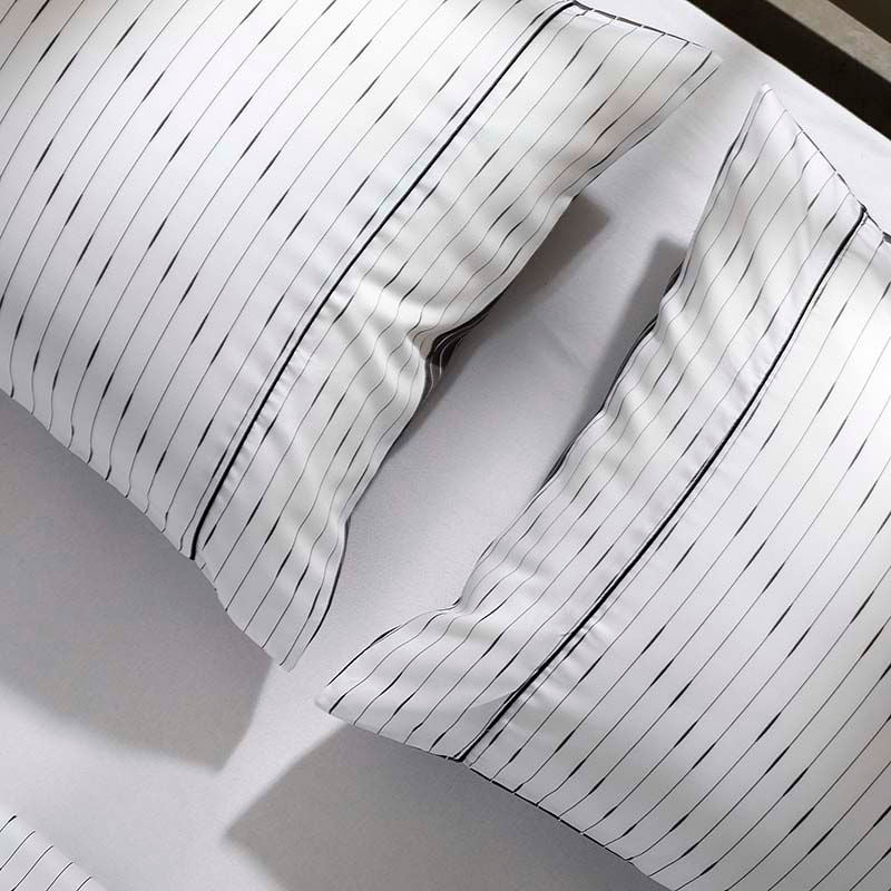 Σετ Παπλωματοθήκη Hauz Limited Edition Tencel 270X250 / Grey-white