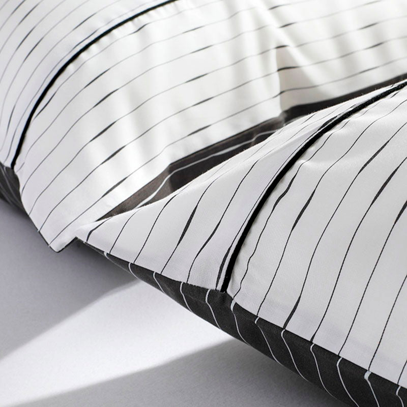 Σετ Παπλωματοθήκη Hauz Limited Edition Tencel 270X250 / Grey-white