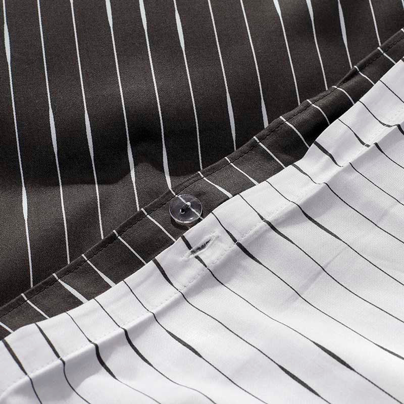 Σετ Παπλωματοθήκη Hauz Limited Edition Tencel 270X250 / Grey-white