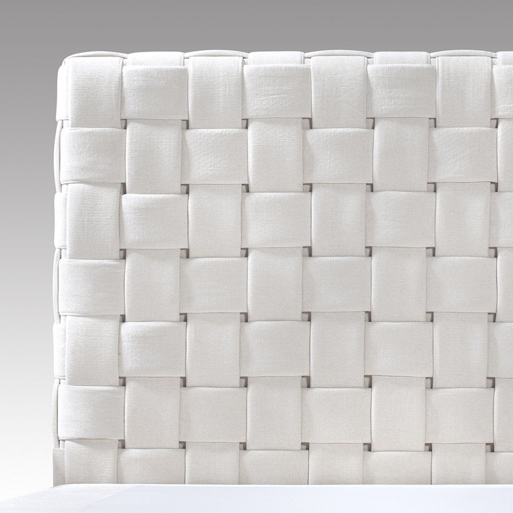 Κρεβάτι με Αποθηκευτικό Χώρο Hauz Veronica Cotton Bar Bone / 200x200