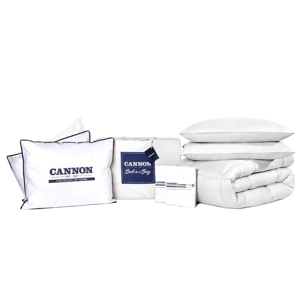 Bed in a Bag Μονό Σετ 8τμχ Cannon TWIN / Light Gray