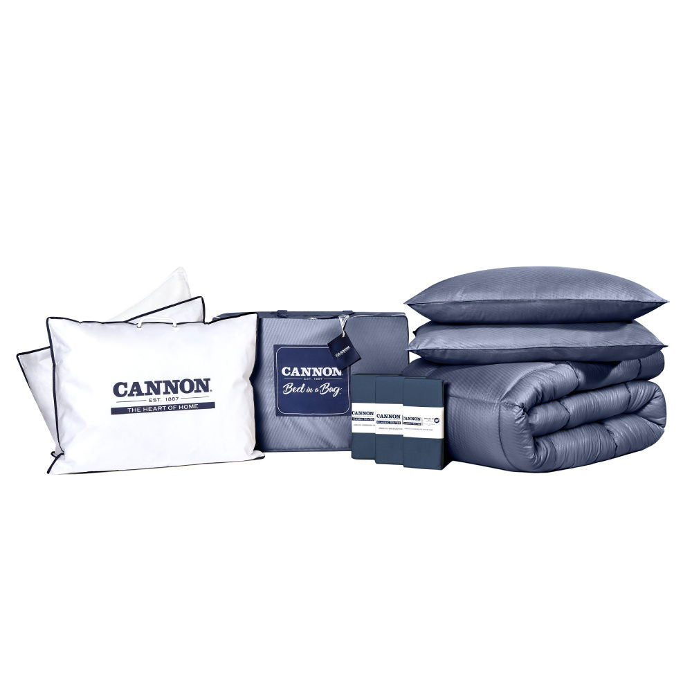Bed in a Bag Μονό Σετ 8τμχ Cannon TWIN / middle-blue