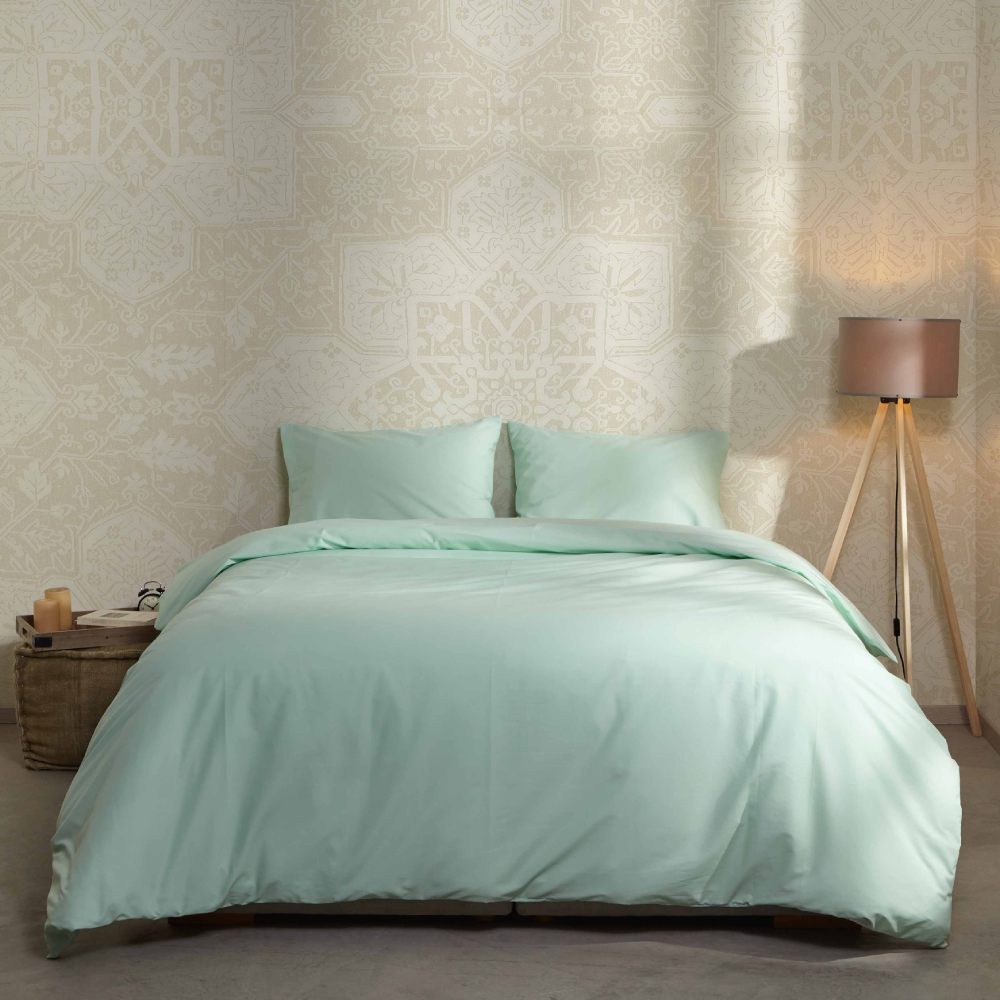 Σετ Παπλωματοθήκη Αιγαίον Floret 170X240 / Aqua Green