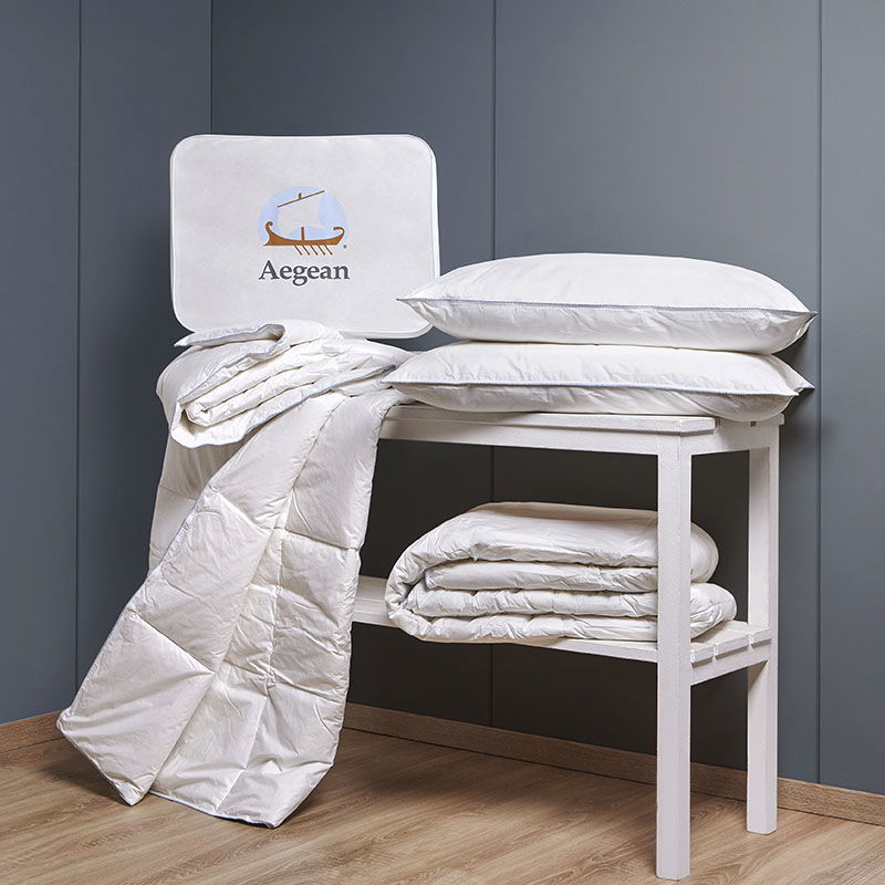 Πουπουλένιο Πάπλωμα Αιγαίον White Goose Mix 240X260