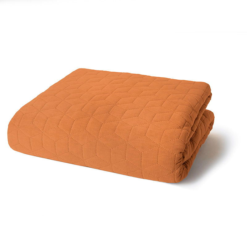 Μονόχρωμο Κουβερλί Chenille Πειραϊκή Πατραϊκή 230X250 / Caramel