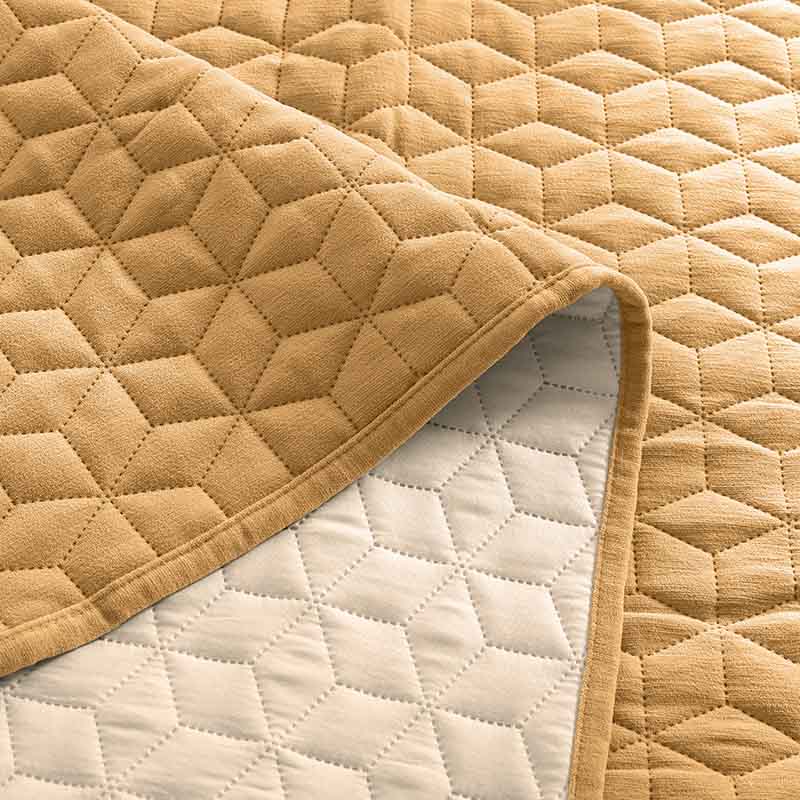 Μονόχρωμο Κουβερλί Chenille Πειραϊκή Πατραϊκή 230X250 / Pumpkin