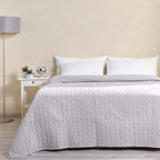 Μονόχρωμο Κουβερλί Chenille Πειραϊκή Πατραϊκή 230X250 Grey Lilac