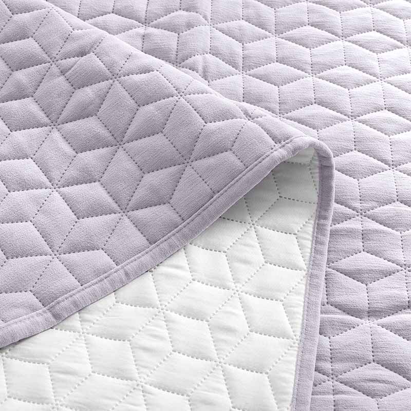 Μονόχρωμο Κουβερλί Chenille Πειραϊκή Πατραϊκή 230X250 Grey Lilac