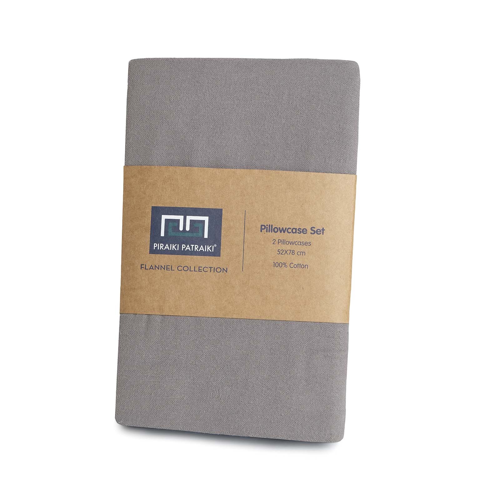 Φανελένιες Μαξιλαροθήκες Σετ 2τμχ Πειραϊκή Πατραϊκή 52X78 Cloud Burst