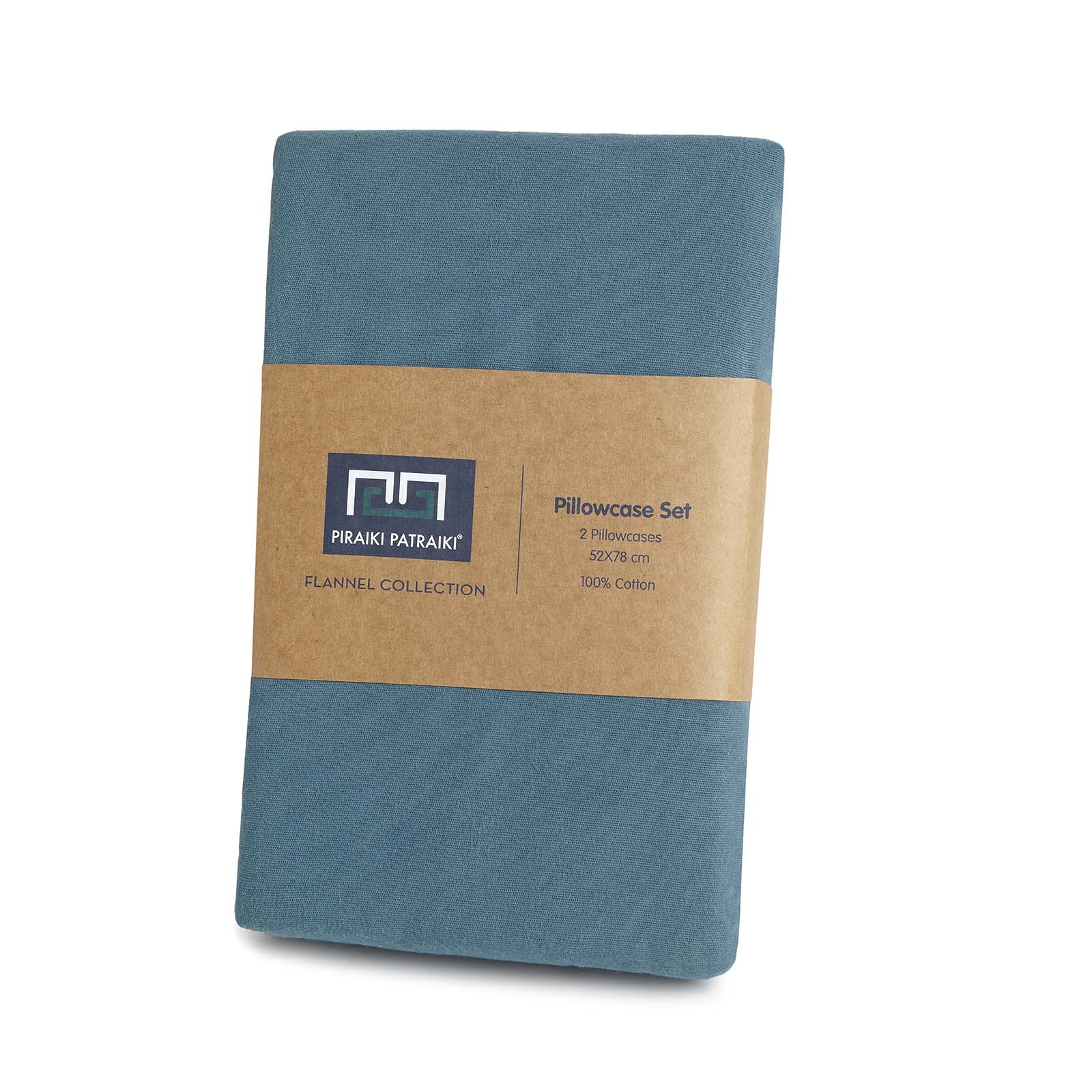 Φανελένιες Μαξιλαροθήκες Σετ 2τμχ Πειραϊκή Πατραϊκή 52X78 Cloud Burst