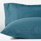 Φανελένιες Μαξιλαροθήκες Σετ 2τμχ Πειραϊκή Πατραϊκή 52X78 Saxony Blue