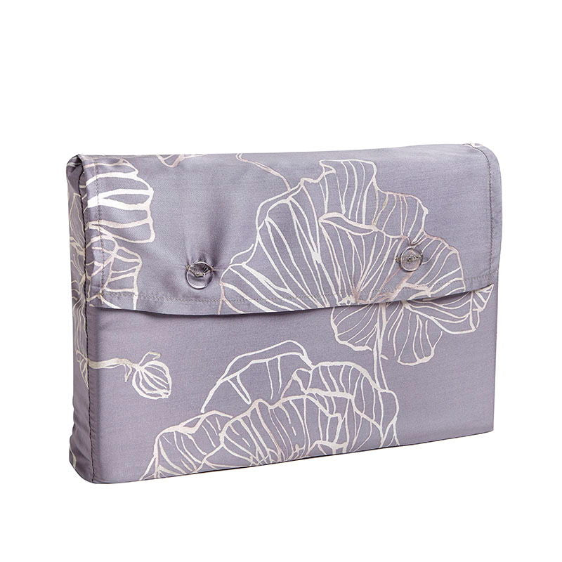 Σετ 2τμχ Εμπριμέ Μαξιλαροθήκες Charisma Tencel 52X78 / Elegant Grey Blossom