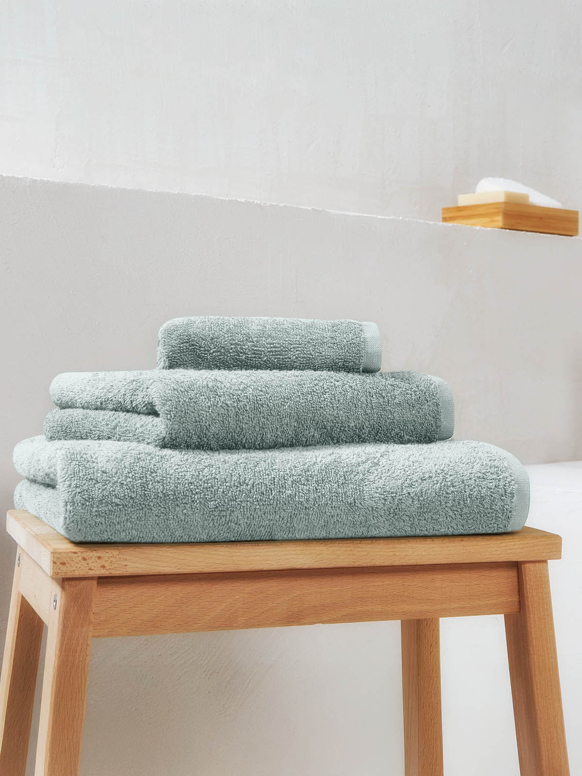 Σετ Πετσέτες Μπάνιου 3τμχ 440gsm 30X30+50X90+65X130 Aqua