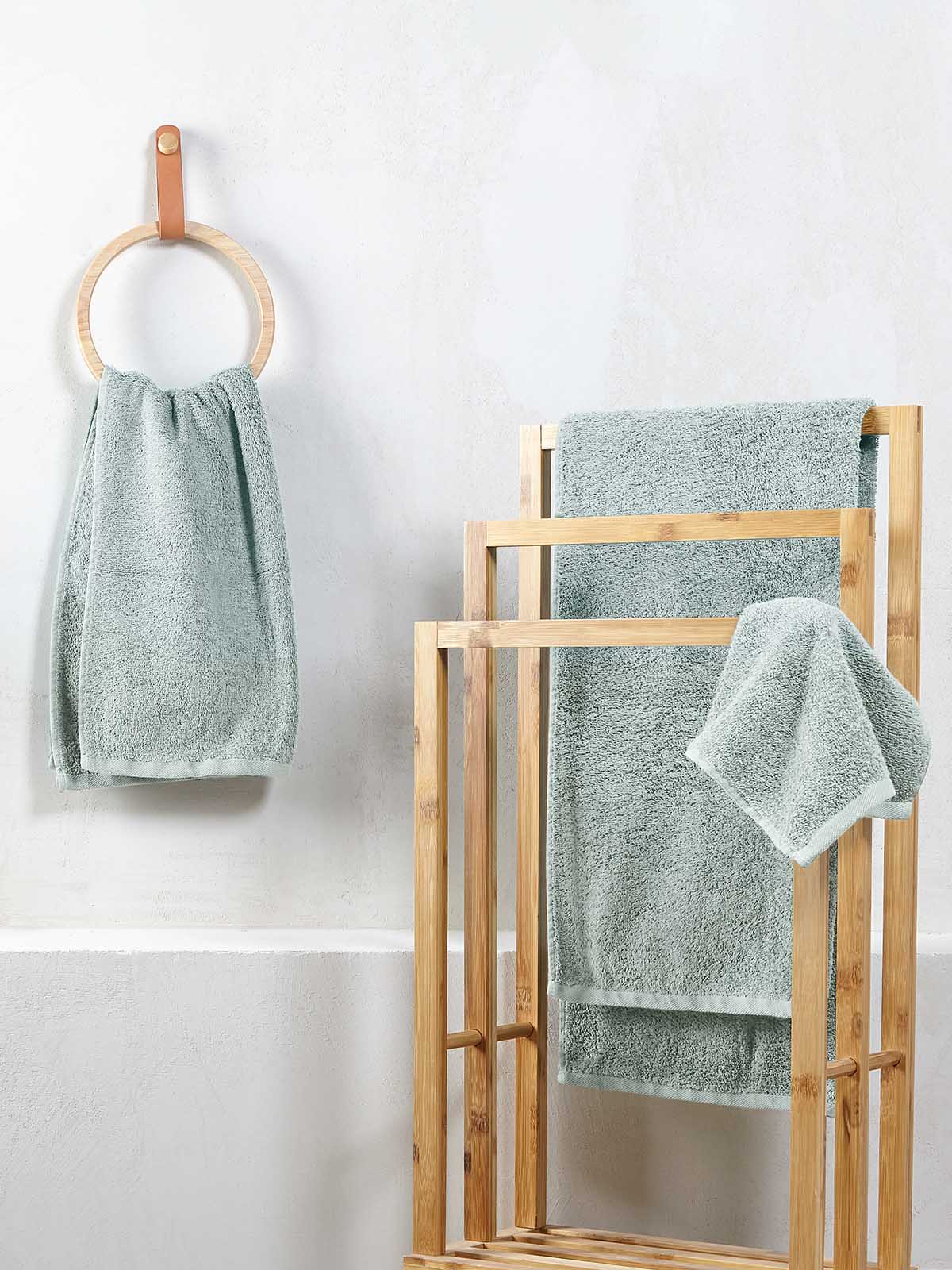 Σετ Πετσέτες Μπάνιου 3τμχ 440gsm 30X30+50X90+65X130 Aqua