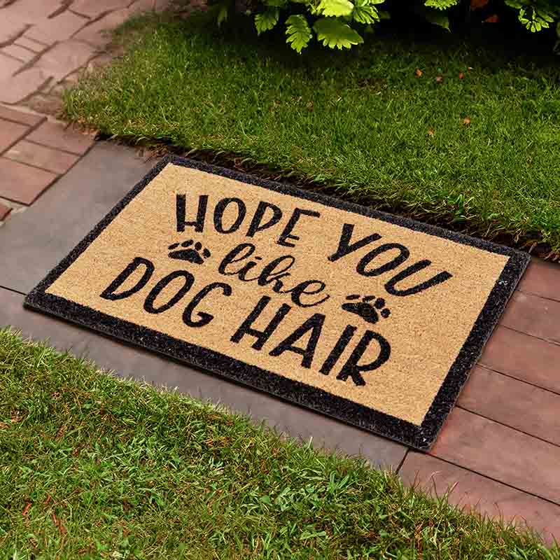Πατάκι Εισόδου Hauz Natural Coir Printed Hope You Like