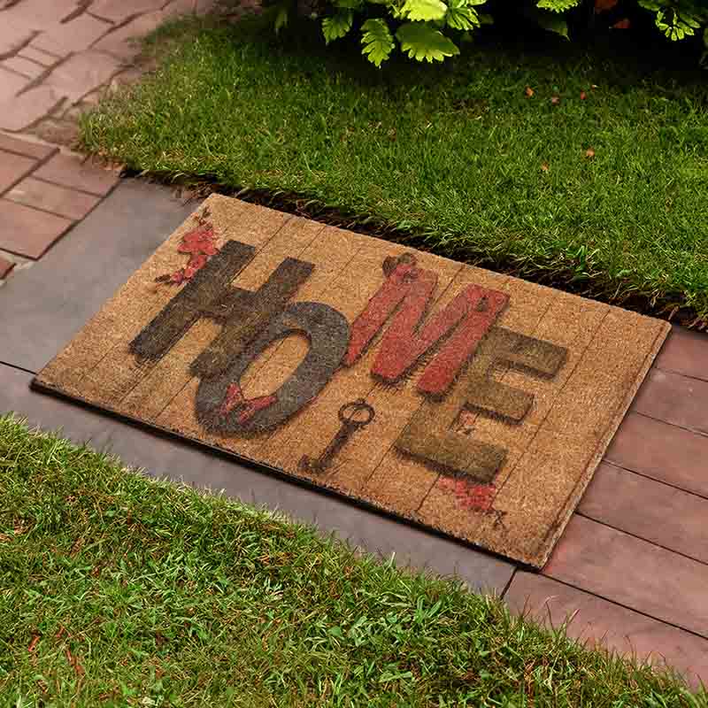 Πατάκι Εισόδου Hauz Natural Coir Printed Home & Key