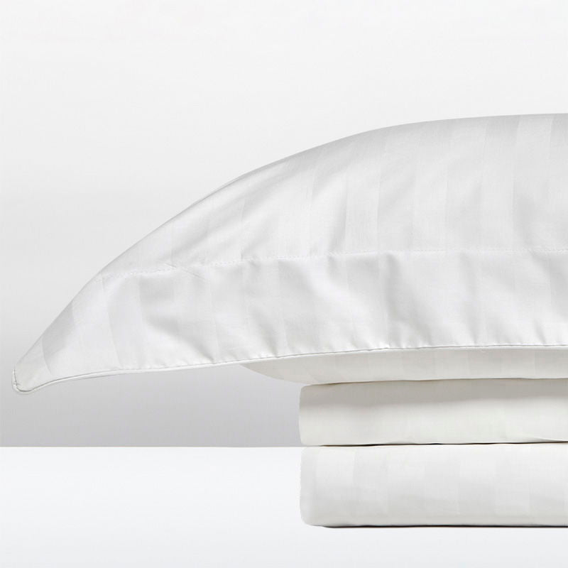 Σετ Σεντόνια Αιγαίον Jacquard Sateen 160X200+40 / White