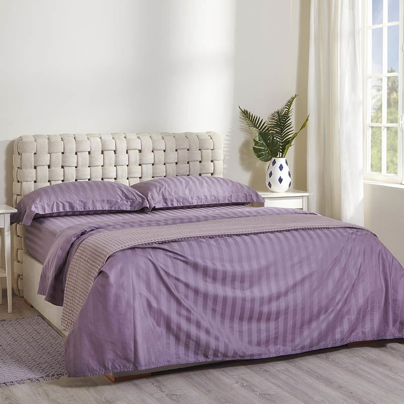 Σετ Σεντόνια Αιγαίον Jacquard Sateen 180X200+40 / Heather