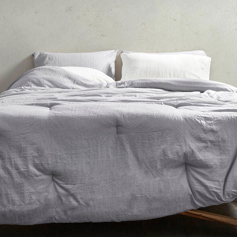 Πάπλωμα Cannon Stonewashed 280gsm 220X240 / Light Gray