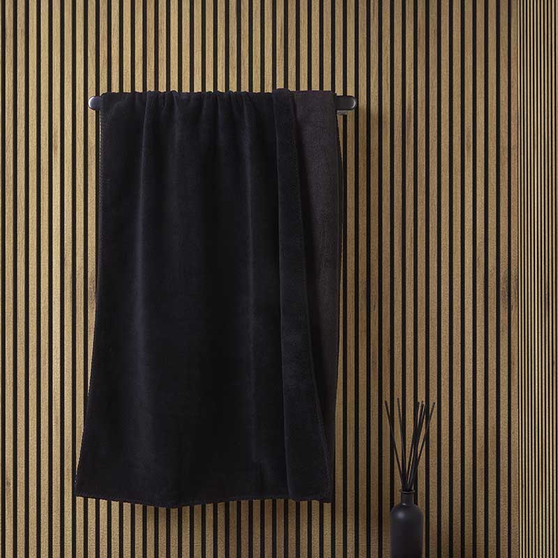 Πετσέτα Γυμναστηρίου Αιγαίον Gym &amp; Spa 70X140 / black