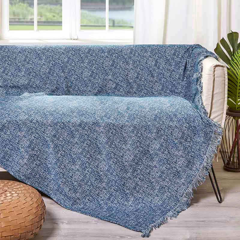 Ριχτάρι Charisma Cotton Solid / 180X300 / Blue