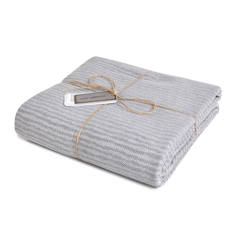 Ριχτάρι Charisma Cotton Stripe / 180X230 / Silver