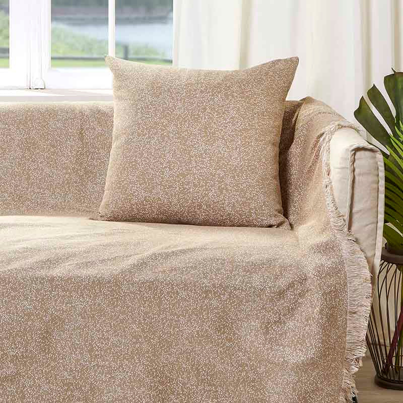 Διακοσμητική Μαξιλαροθήκη Charisma Cotton Dots / 57x57 / Beige