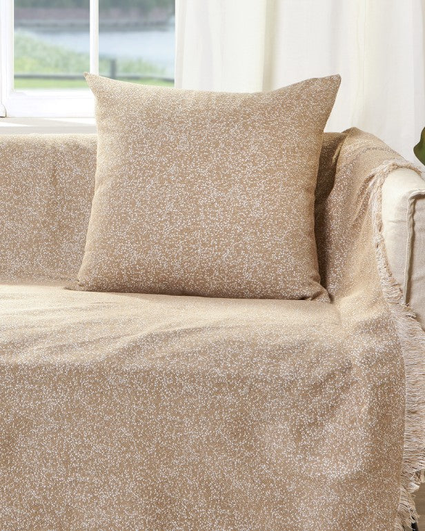 Διακοσμητική Μαξιλαροθήκη Charisma Cotton Dots Beige 57X57